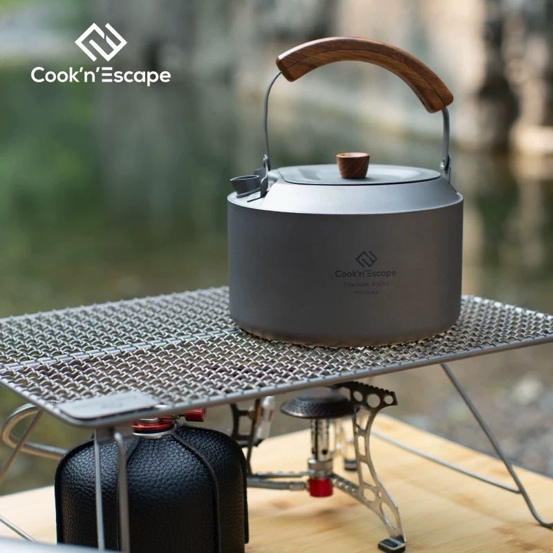 Laden Sie das Bild in Galerie -Viewer, Cook'n'Escape Titanium Kettle & Titanium Grill Bundle