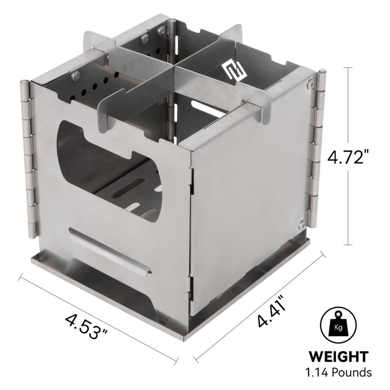 Load image into Gallery viewer, Cook'n'Escape Ultralight Wood Stove – Portable Grill & Secondary Burn Camp Stove