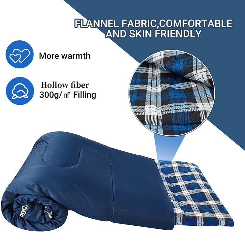 Load image into Gallery viewer, KingCamp SNOWFLAKE 300D Sleeping Bag-Envelope Double