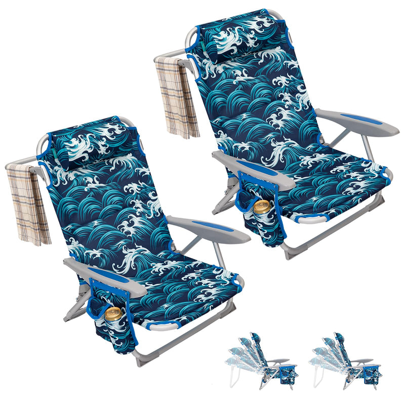 Load image into Gallery viewer, WEJOY Adjustable Beach Chair Set of 2 strips