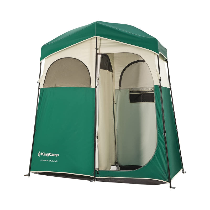 Load image into Gallery viewer, KingCamp MARASUSA Oversize Camping Shower Tent 2 Room Outdoor Toilet Tent