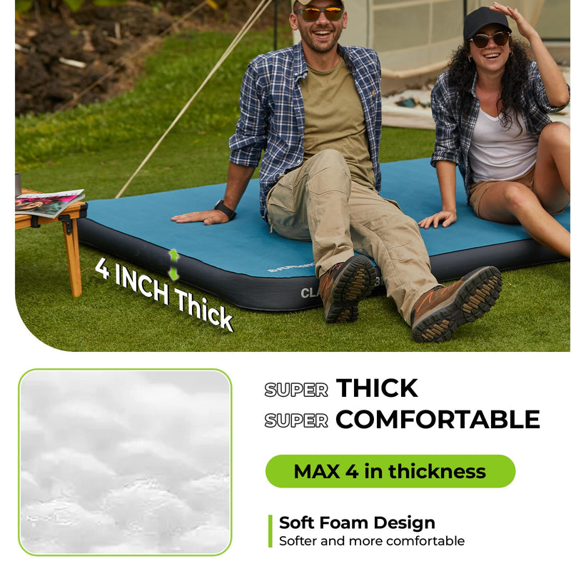 Load image into Gallery viewer, FUNDANGO Self Inflating Sleeping Pad Memory Foam Camping Mattress