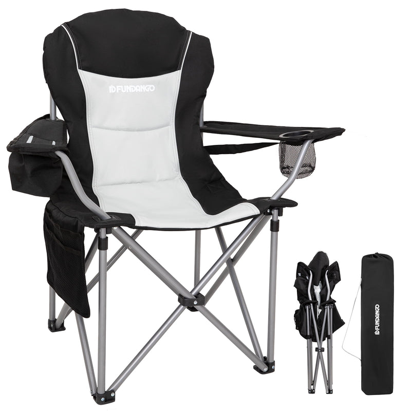 Load image into Gallery viewer, FUNDANGO Comfort Armschair Oversized Camping Chair
