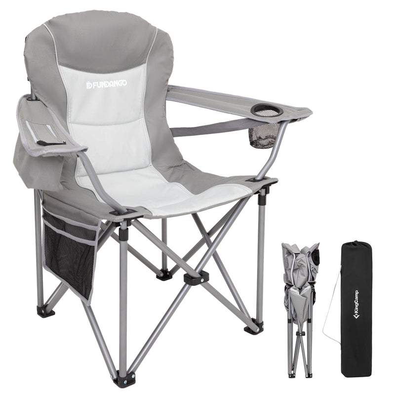 Load image into Gallery viewer, FUNDANGO Comfort Armschair Oversized Camping Chair