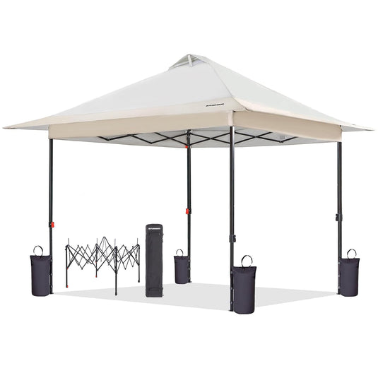 FUNDANGO 10x10ft Pop Up Outdoor Canopy Tent Sun Shelter Tent