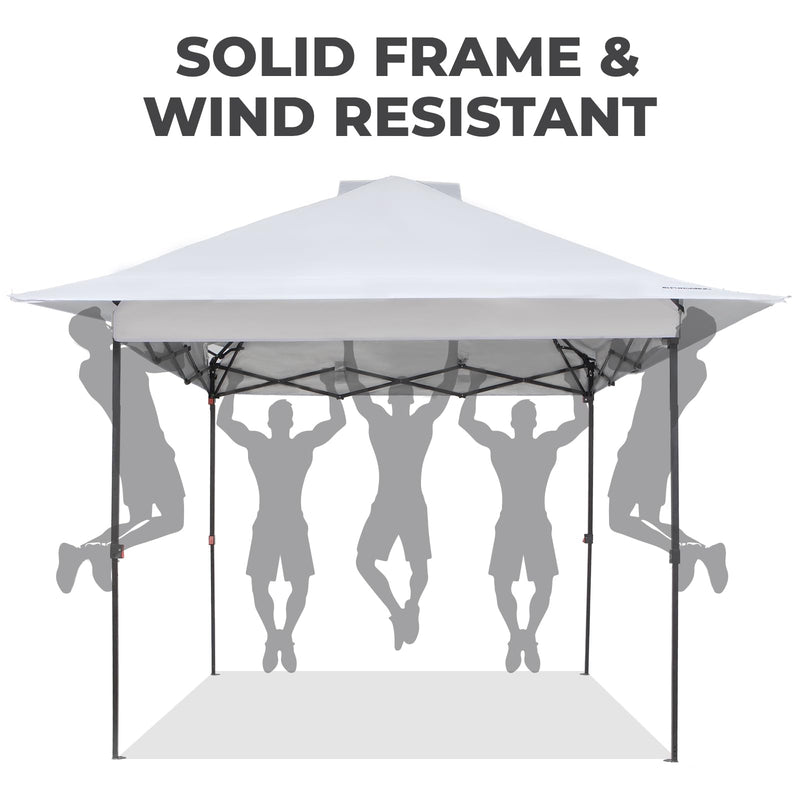 Load image into Gallery viewer, FUNDANGO 10x10ft Pop Up Outdoor Canopy Tent Sun Shelter Tent Solid Frame Wild Resistant