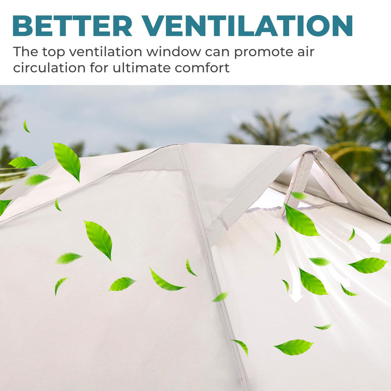 Load image into Gallery viewer, FUNDANGO 10x10ft Pop Up Outdoor Canopy Tent Sun Shelter Tent Better Ventiltion