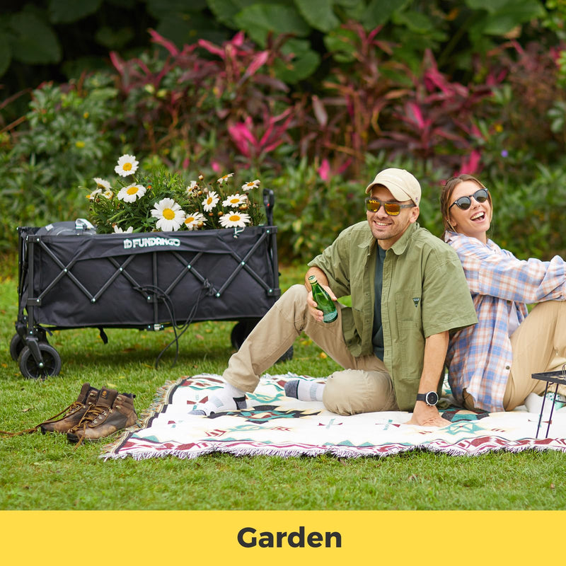 Load image into Gallery viewer, FUNDANGO Folding Wagon 180L Dual Chassis Camping Wagon