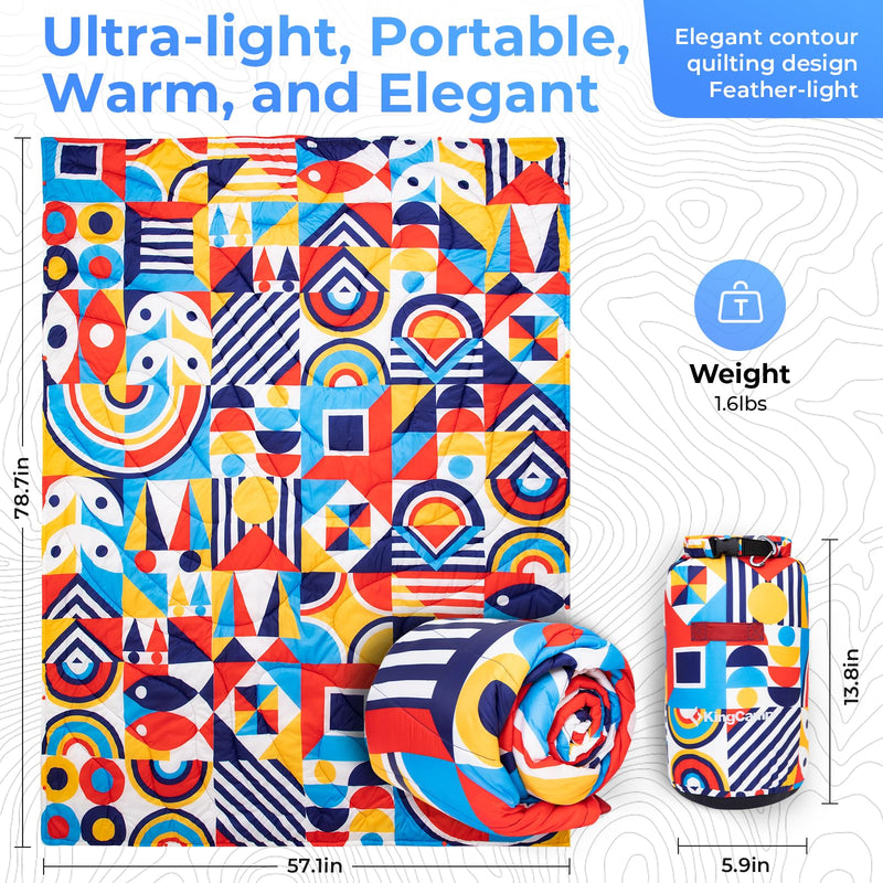 Load image into Gallery viewer, KingCamp BLANKET SMART 150 XL Lightweight Camping Blanket