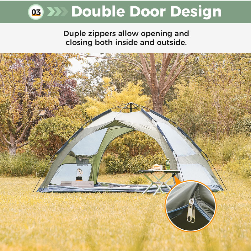 Load image into Gallery viewer, KingCamp Quick-Open Camping Tent