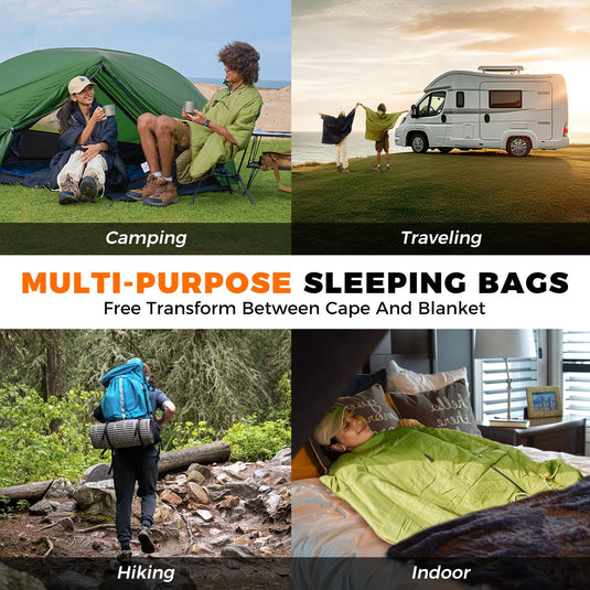 KingCamp Camping Wearable Blanket Poncho