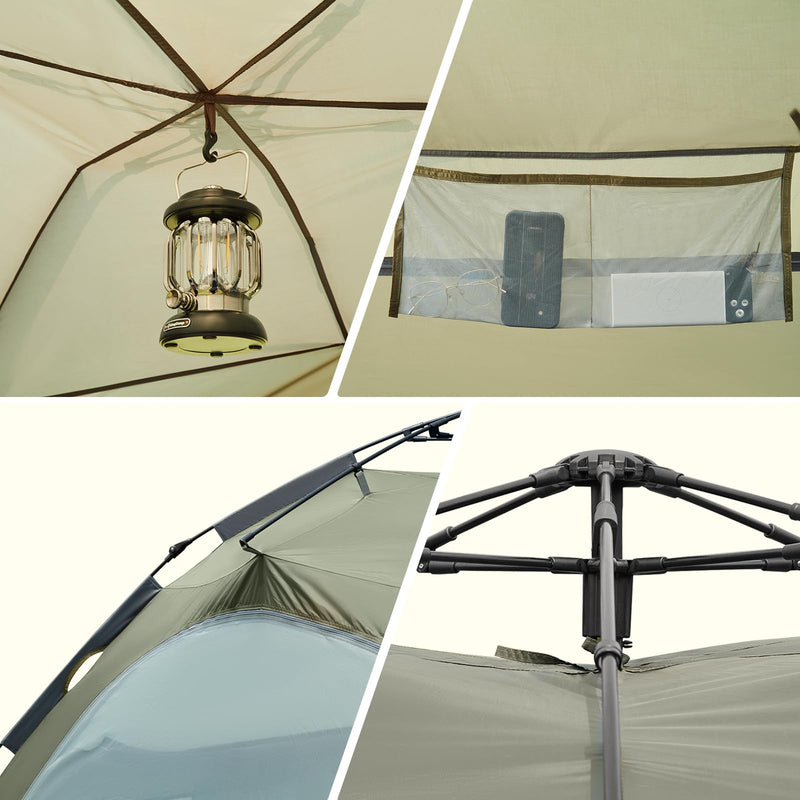 Load image into Gallery viewer, KingCamp Quick-Open Camping Tent
