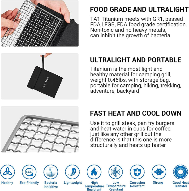 Load image into Gallery viewer, Cook'n'Escape Titanium Grill