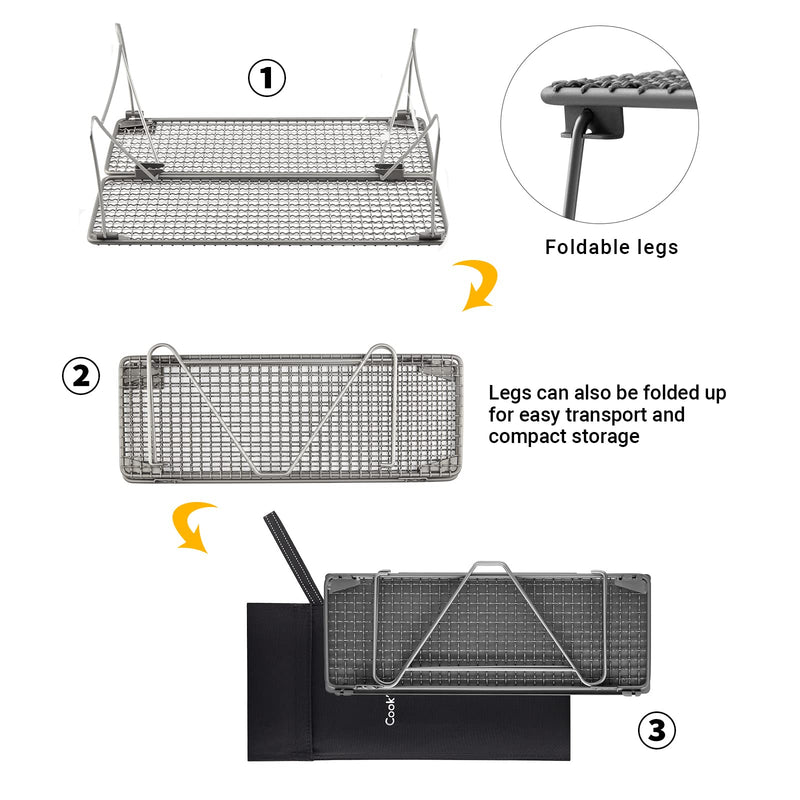 Load image into Gallery viewer, Cook&#39;n&#39;Escape POR-TABLE Titanium Grill
