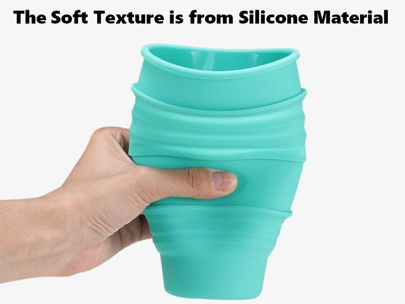 Cargue la imagen en el visor de la galería, Taza de café de viaje de silicona creativa ajustable KinWild 3 de 550 ml