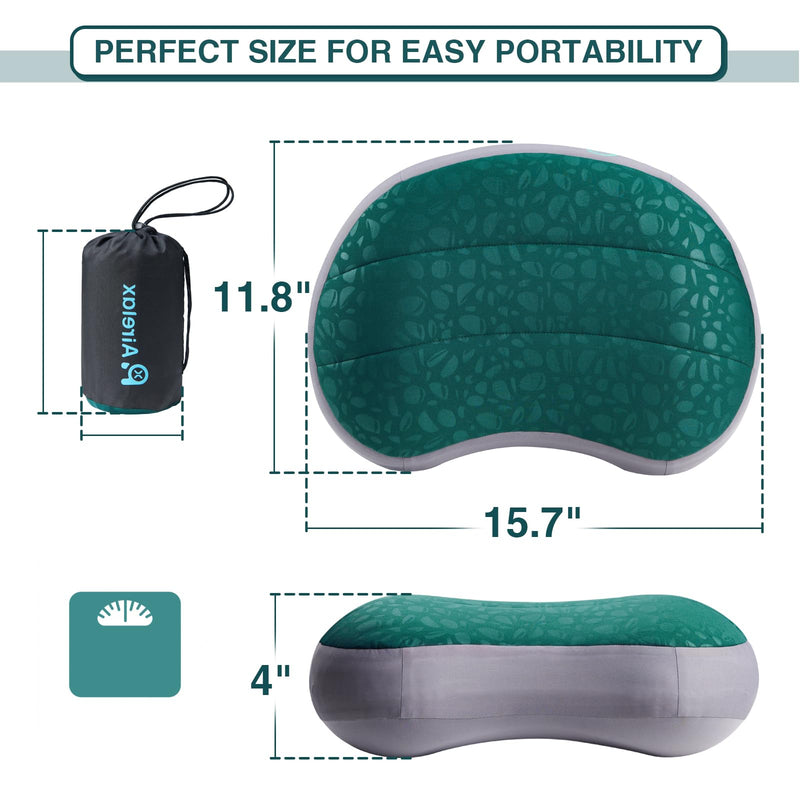 Load image into Gallery viewer, Airelax Ultra Light Inflatable Outdoor Camping Pillow for Neck and Waist Support