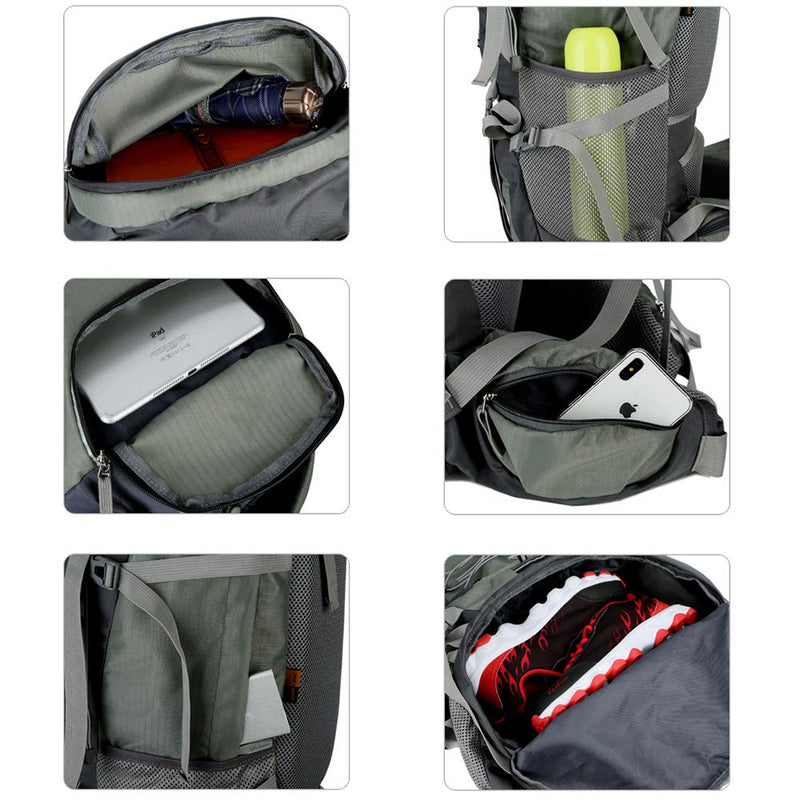 Load image into Gallery viewer, KinWild 75L Camping Hiking Backpacks With Rain Cover
