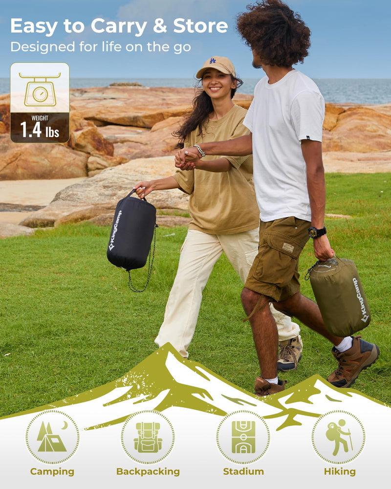 Load image into Gallery viewer, KingCamp Camping Wearable Blanket Poncho