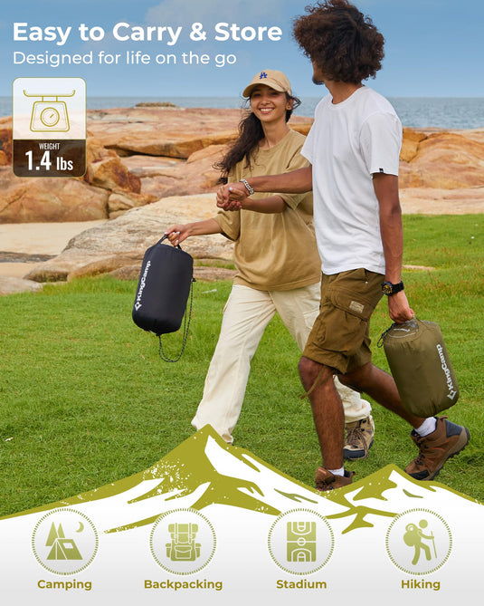 KingCamp Camping Wearable Blanket Poncho