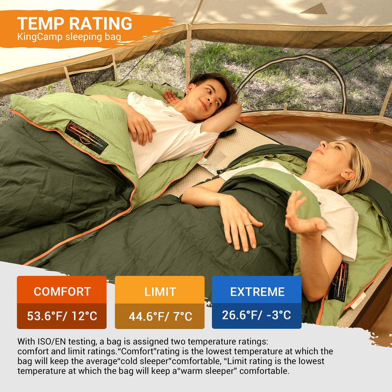 Load image into Gallery viewer, KingCamp Ultralight Down 0 Sleeping Bag with Compression Sack