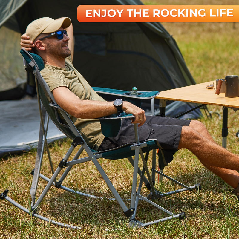 Load image into Gallery viewer, FUNDANGO Rocking Folding Chair