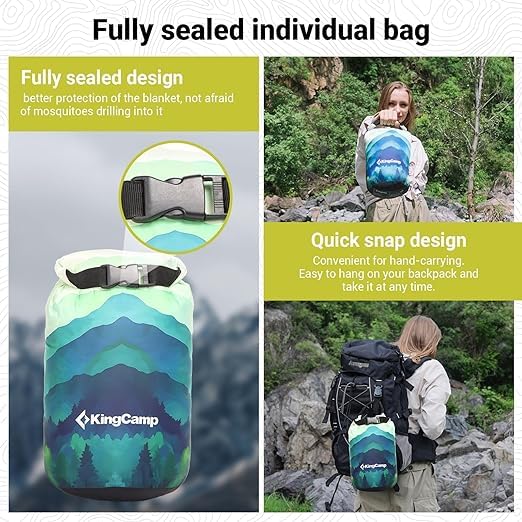 Cargue la imagen en el visor de la galería, Manta de viaje KingCamp SMART 150 XL