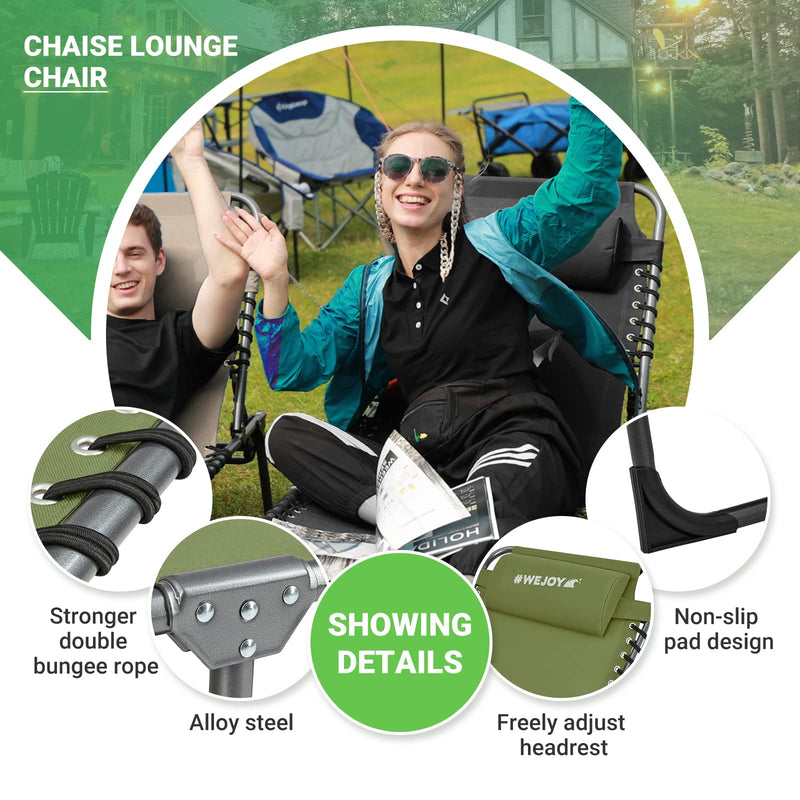 Load image into Gallery viewer, WEJOY 3-Folding Steel Cot Green