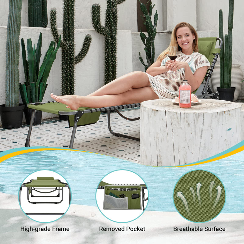 Load image into Gallery viewer, WEJOY 3-Folding Steel Cot Green
