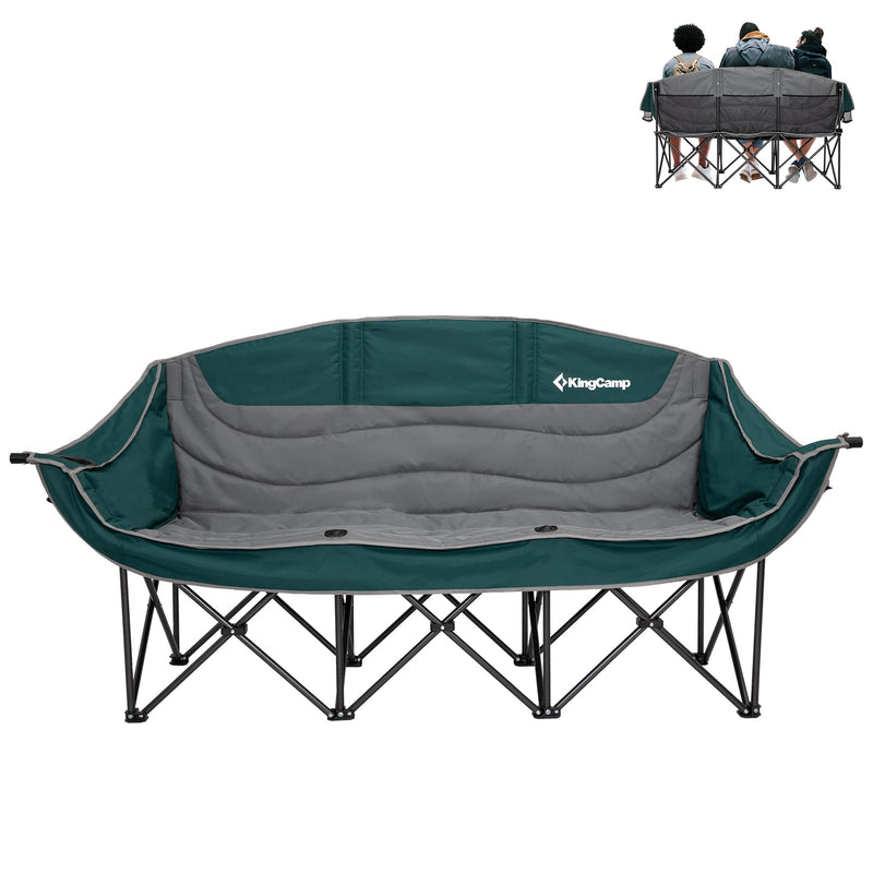Load image into Gallery viewer, KingCamp CANNA C30 Trio Outdoor Loveseat Chair