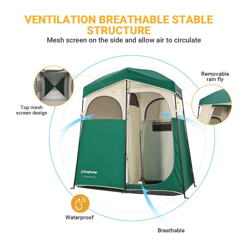 Load image into Gallery viewer, KingCamp MARASUSA Two-Person Shower Tent