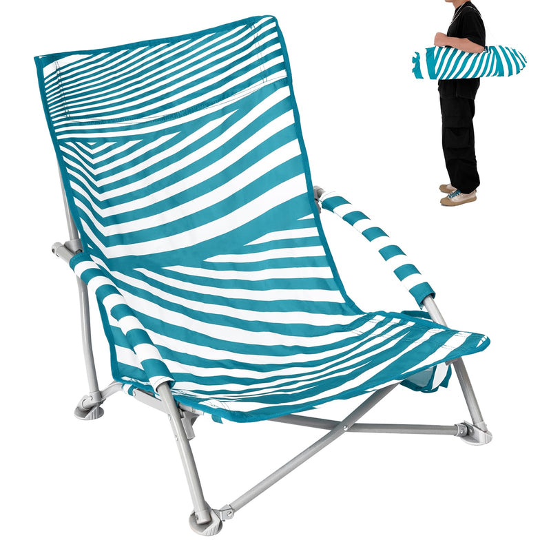 Load image into Gallery viewer, WEJOY Quick-up Beach Chair Striped