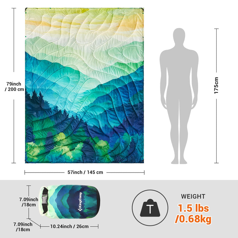 Load image into Gallery viewer, KingCamp BLANKET SMART 150 Multi-Functional Blanket