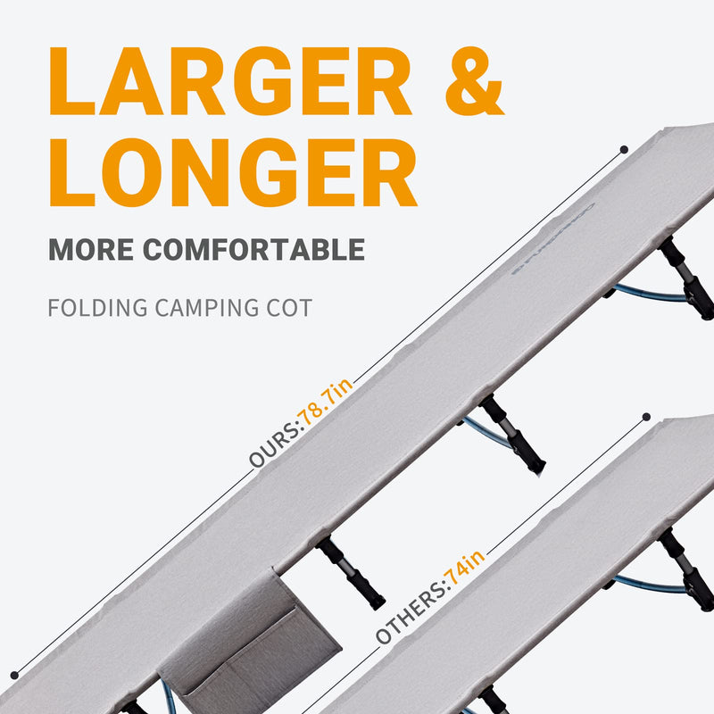 Load image into Gallery viewer, FUNDANGO Aluminum Folding Cot L