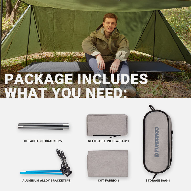 Load image into Gallery viewer, FUNDANGO Aluminum Folding Cot L