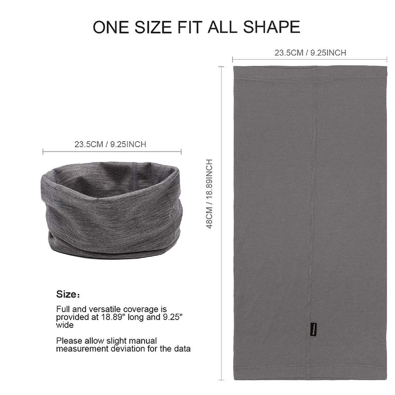 Cargue la imagen en el visor de la galería, METARINO Polainas de cuello Calentador de cuello de lana Mascarilla facial ligera