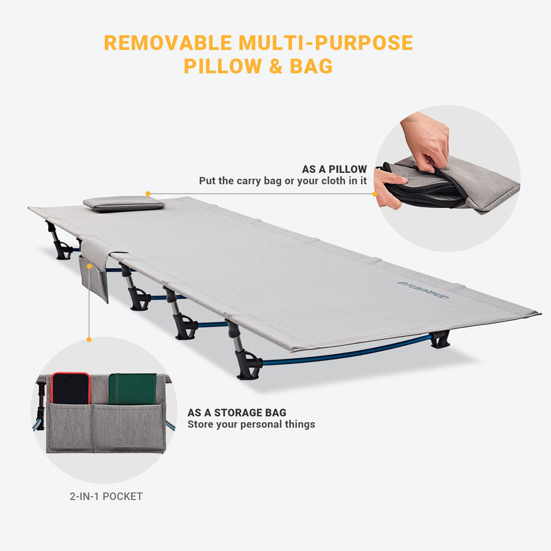 Load image into Gallery viewer, FUNDANGO Aluminum Folding Cot L