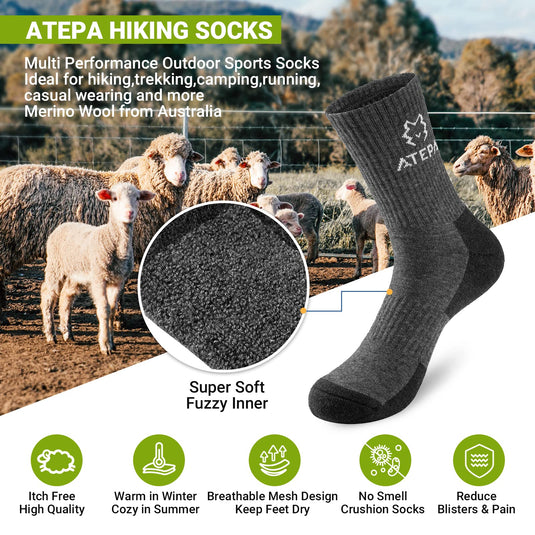 ATEPA Wool Socks (1 Pair)