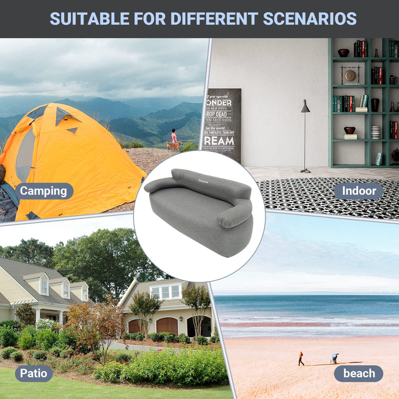 Load image into Gallery viewer, KingCamp Inflatable Loveseat With Foot Pump