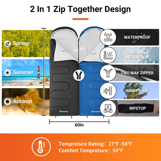 KingCamp LONA 250 Wearable Sleeping Bags