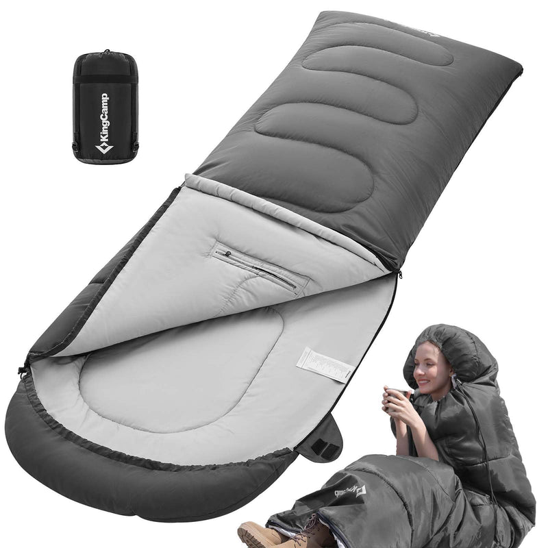 Load image into Gallery viewer, KingCamp LONA 250 Wearable Sleeping Bags Grey
