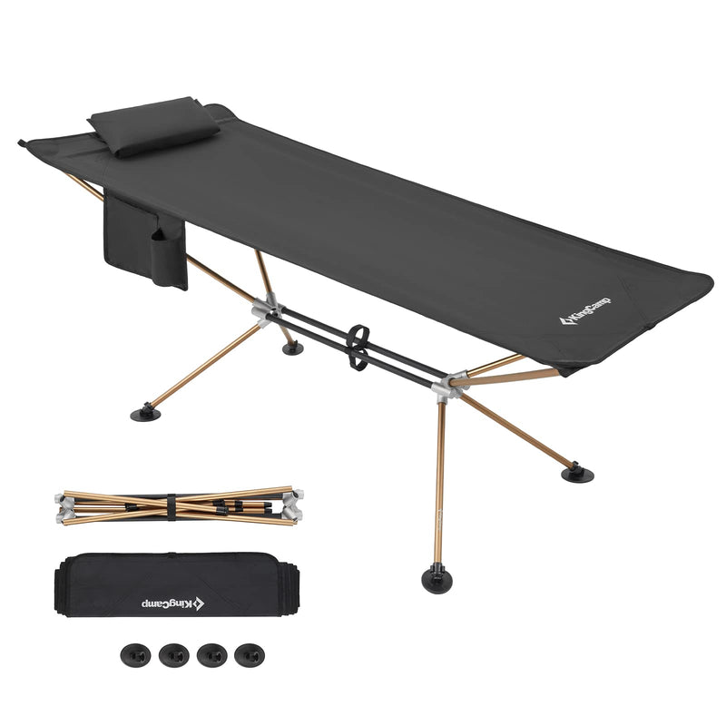 Load image into Gallery viewer, KingCamp Hammock With Stand Oversized Folding Camping Cots