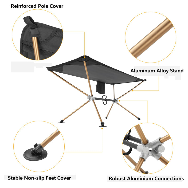 Load image into Gallery viewer, KingCamp Hammock With Stand Oversized Folding Camping Cots