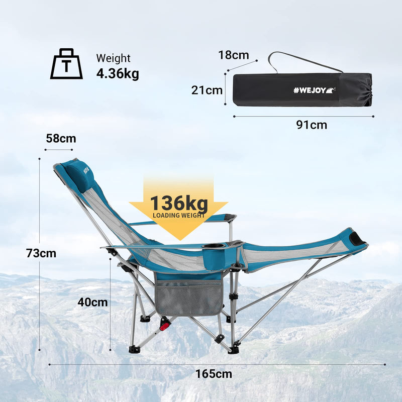 Load image into Gallery viewer, WEJOY Folding Recliner CHA Lounge Chair