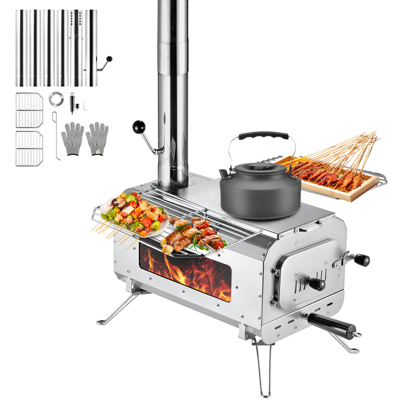 Load image into Gallery viewer, KingCamp Hot Tent Camping Stove Surefire Stove L