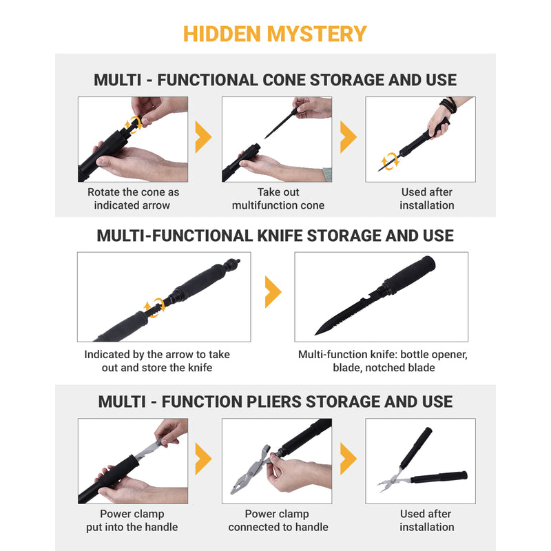 Load image into Gallery viewer, KingCamp SHIELD Shovel Sets