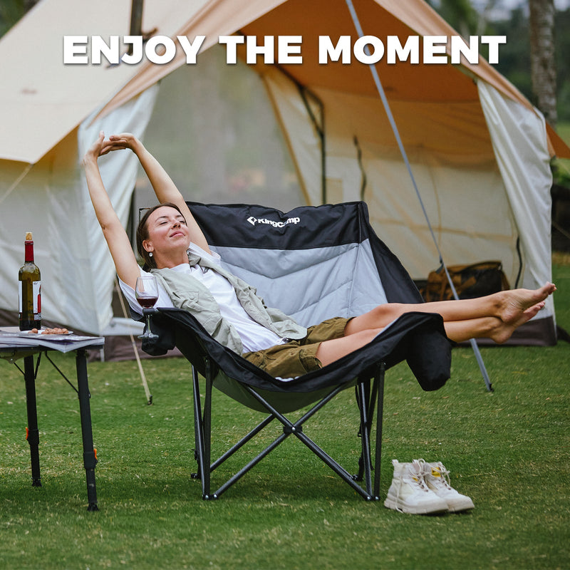 Load image into Gallery viewer, KingCamp CANNA C10 PLUS Oversized Padded Camping Chair