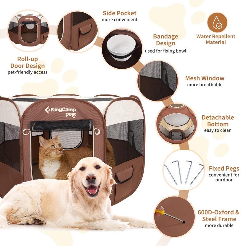 Load image into Gallery viewer, KingCamp PETS ANCONA Dog Playpen Dog Tent