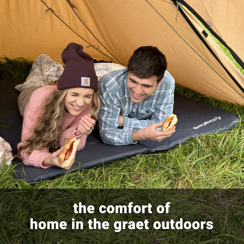 Laden Sie das Bild in Galerie -Viewer, KingCamp Classic Doppel-Selbstaufblasmatte