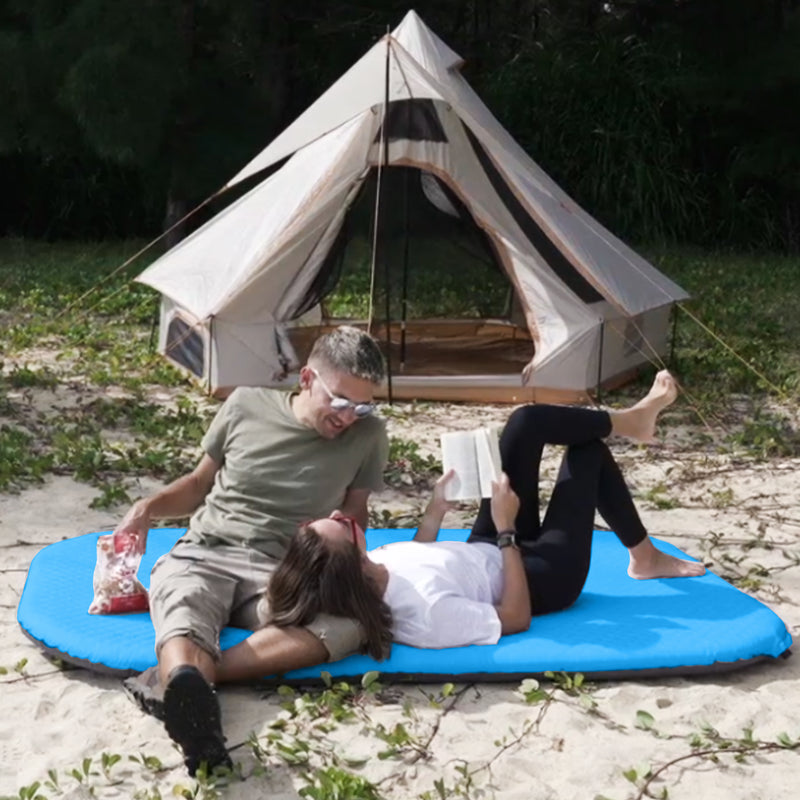 Load image into Gallery viewer, KingCamp Double Self-inflatable Pad