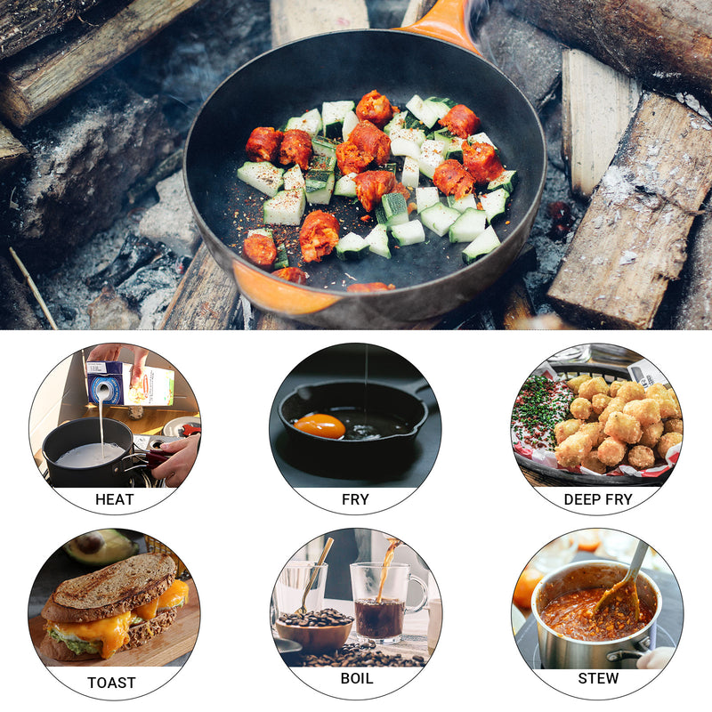 Cargue la imagen en el visor de la galería, KingCamp Climber III Hard-anodized Aluminum Cookware Set